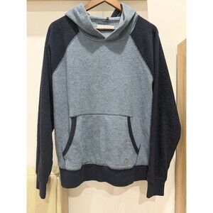 Outerknown Mens Blue M Hightide Sweatshirt Terry Cloth Pullover Hoodie Active